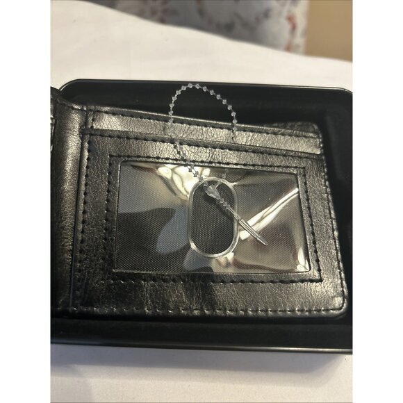 TRD Toyota Wallet Bifold By Buckle Down Logos Stripe Black, Red For I.D. Cards - Picture 3 of 8